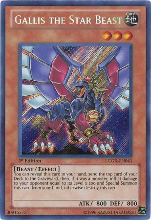 Gallis the Star Beast [LCGX-EN041] Secret Rare | Rock City Comics