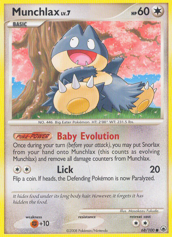 Munchlax (68/100) [Diamond & Pearl: Majestic Dawn] | Rock City Comics