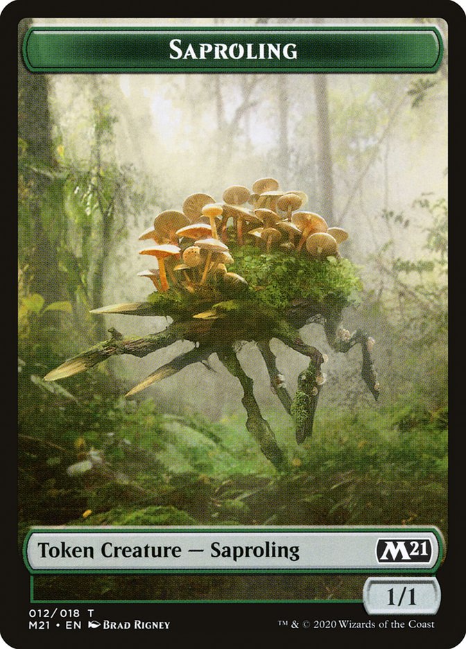 Saproling [Core Set 2021 Tokens] | Rock City Comics