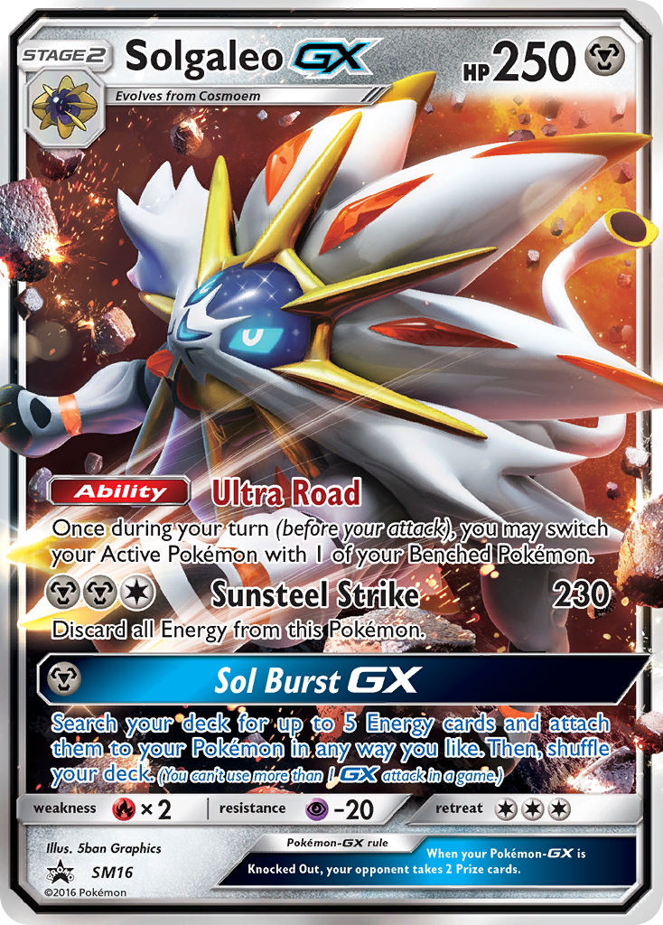 Solgaleo GX (SM16) [Sun & Moon: Black Star Promos] | Rock City Comics