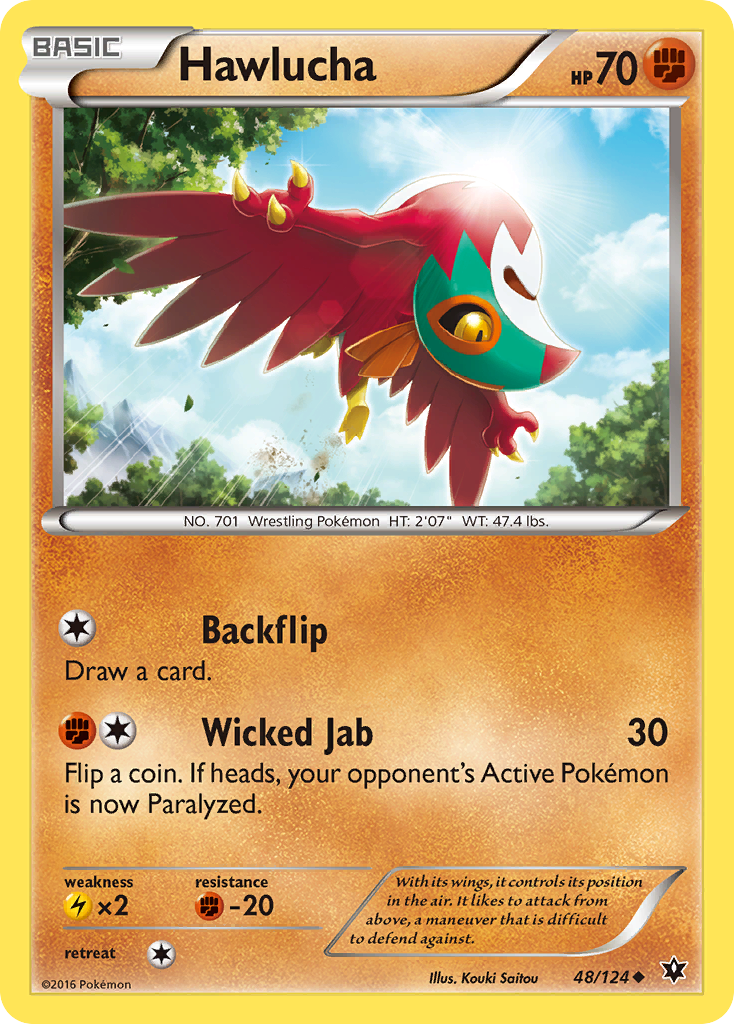 Hawlucha (48/124) [XY: Fates Collide] | Rock City Comics