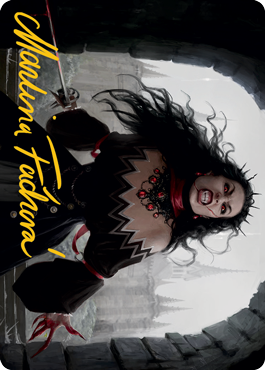 Voldaren Stinger Art Card (Gold-Stamped Signature) [Innistrad: Midnight Hunt Art Series] | Rock City Comics