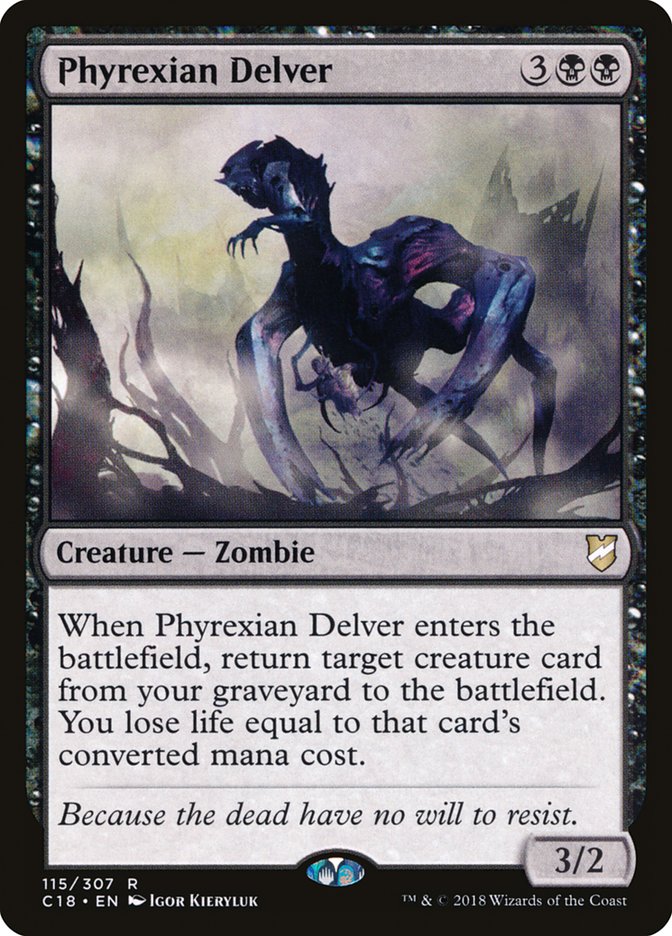 Phyrexian Delver [Commander 2018] | Rock City Comics