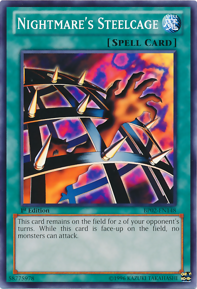 Nightmare's Steelcage [BP02-EN148] Common | Rock City Comics