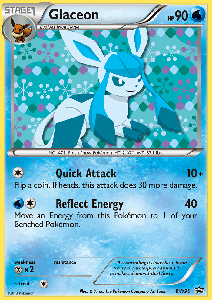 Glaceon (BW90) [Black & White: Black Star Promos] | Rock City Comics