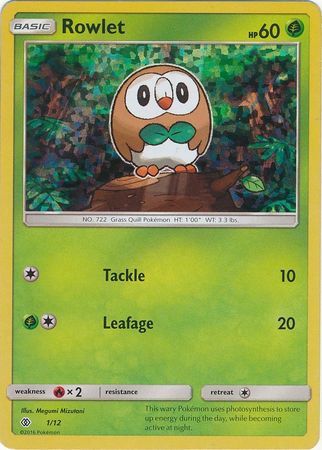 Rowlet (1/12) [McDonald's Promos: 2017 Collection] | Rock City Comics