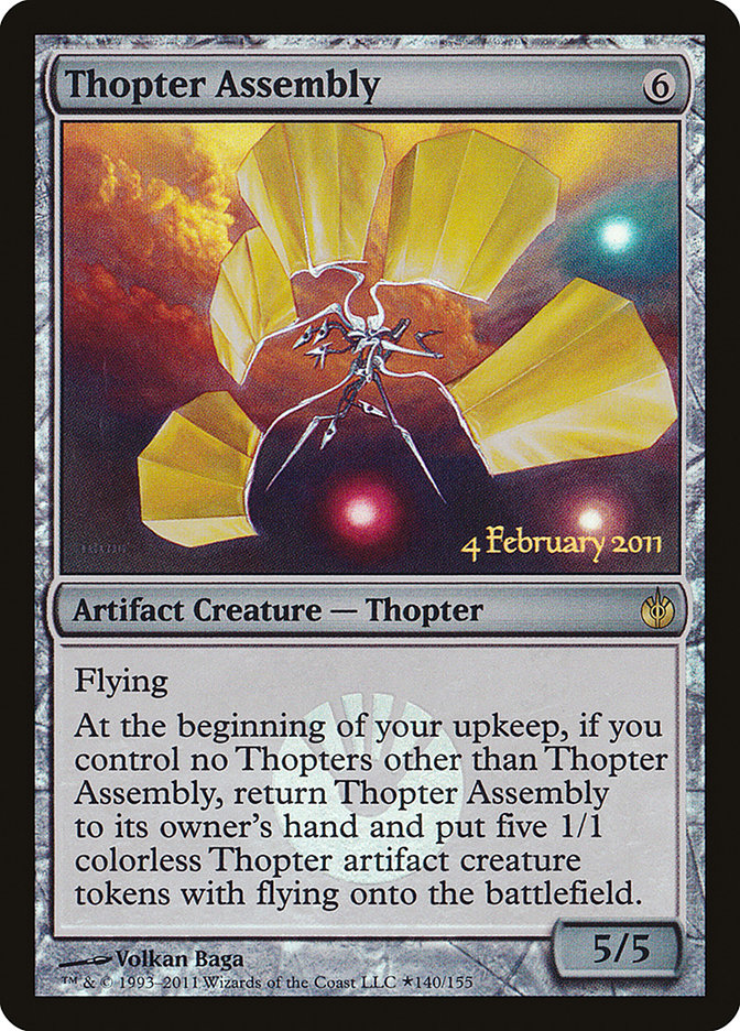 Thopter Assembly [Mirrodin Besieged Prerelease Promos] | Rock City Comics