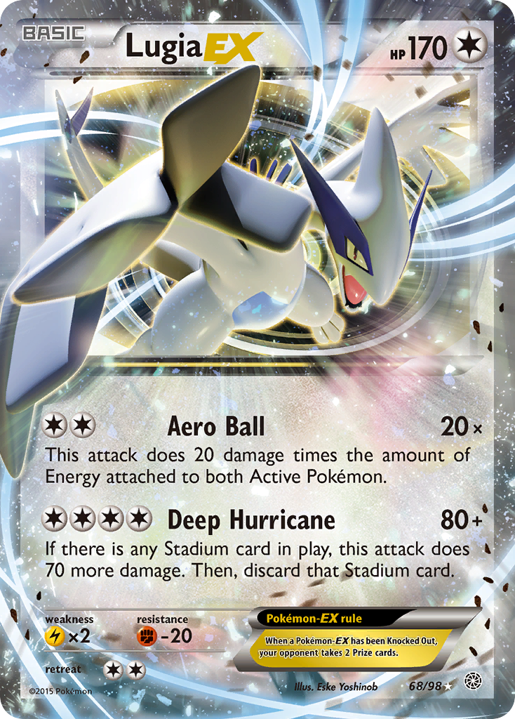 Lugia EX (68/98) [XY: Ancient Origins] | Rock City Comics