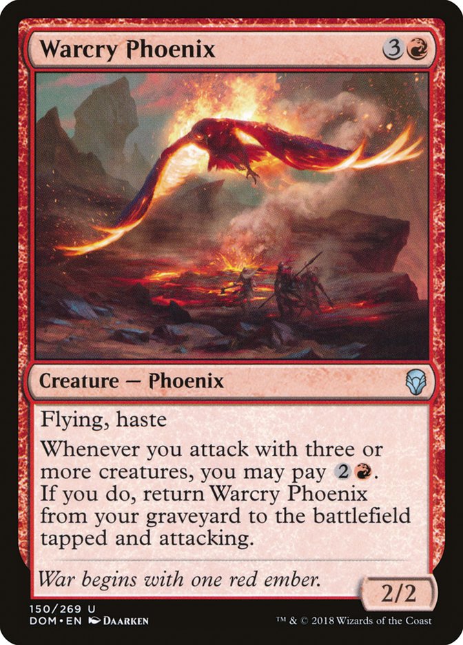 Warcry Phoenix [Dominaria] | Rock City Comics