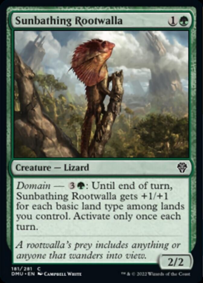 Sunbathing Rootwalla [Dominaria United] | Rock City Comics
