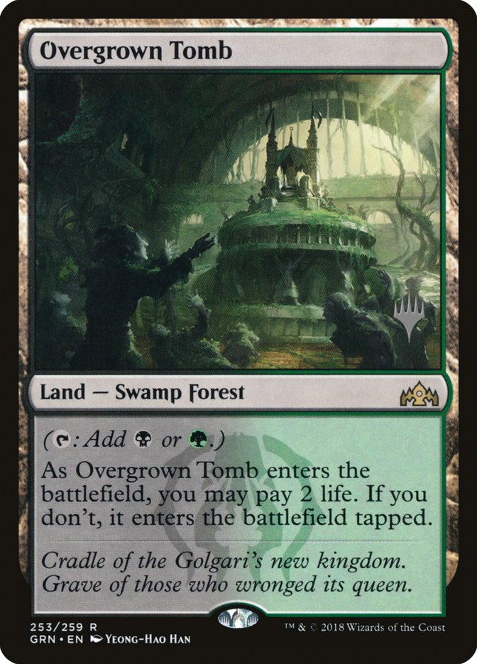 Overgrown Tomb (Promo Pack) [Guilds of Ravnica Promos] | Rock City Comics