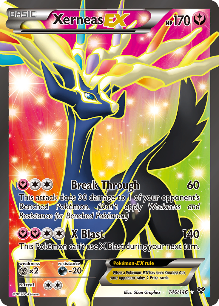 Xerneas EX (146/146) [XY: Base Set] | Rock City Comics