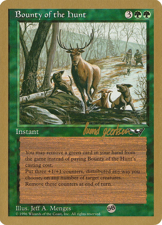 Bounty of the Hunt (Svend Geertsen) (SB) [World Championship Decks 1997] | Rock City Comics