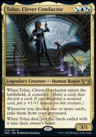 Toluz, Clever Conductor (Promo Pack) [Streets of New Capenna Promos] | Rock City Comics