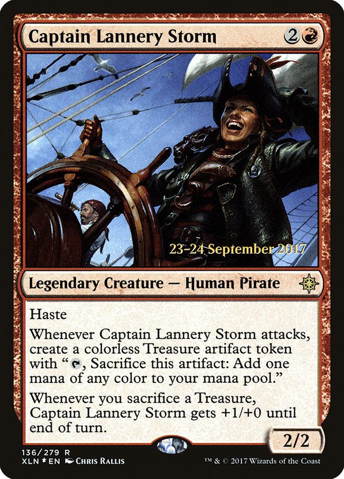 Captain Lannery Storm  [Ixalan Prerelease Promos] | Rock City Comics