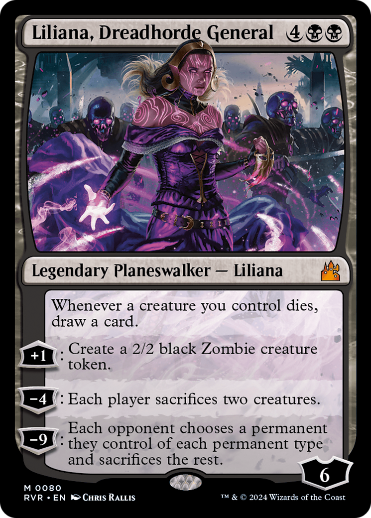 Liliana, Dreadhorde General [Ravnica Remastered] | Rock City Comics