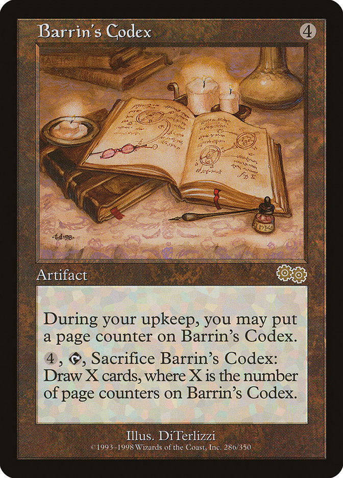 Barrin's Codex [Urza's Saga] | Rock City Comics