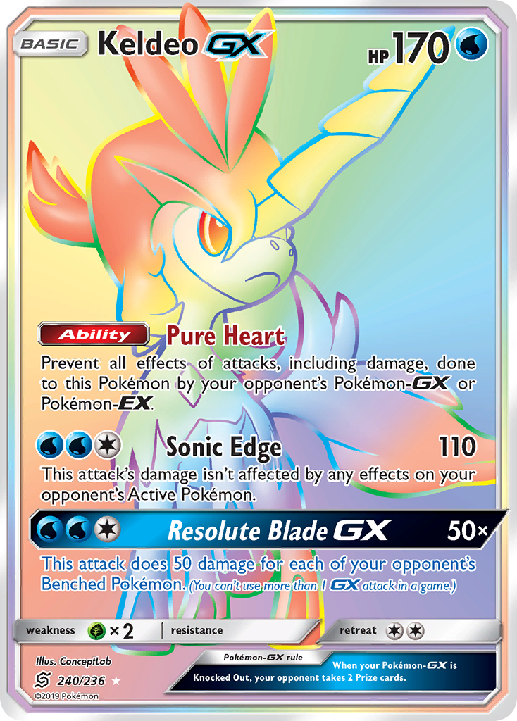 Keldeo GX (240/236) [Sun & Moon: Unified Minds] | Rock City Comics