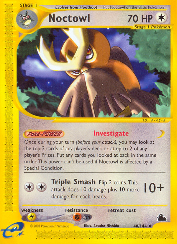 Noctowl (40/144) [Skyridge] | Rock City Comics