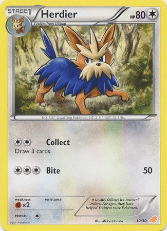 Herdier (19/30) [Black & White: Trainer Kit - Excadrill] | Rock City Comics