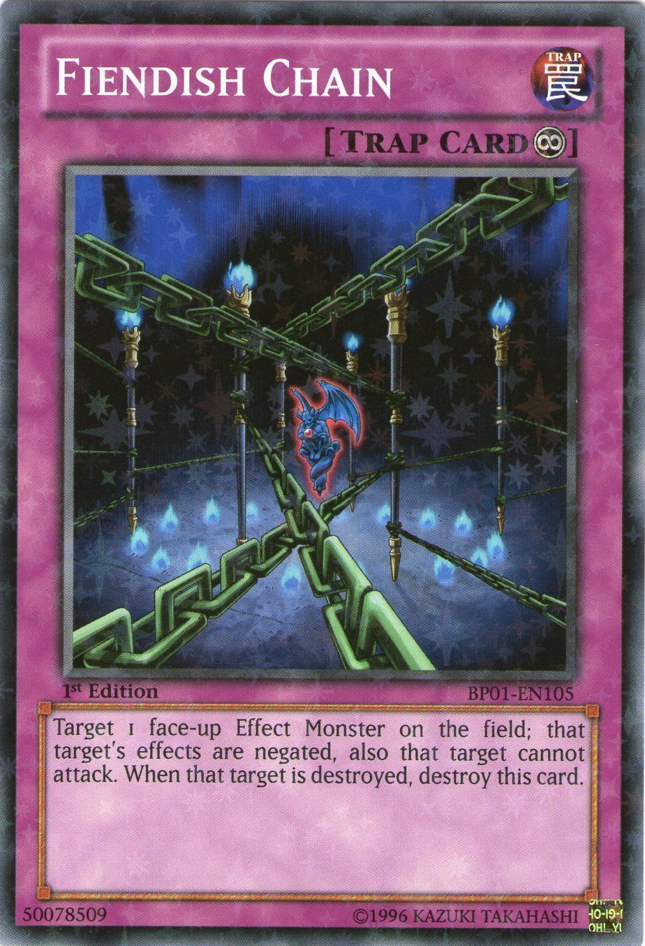 Fiendish Chain [BP01-EN105] Starfoil Rare | Rock City Comics