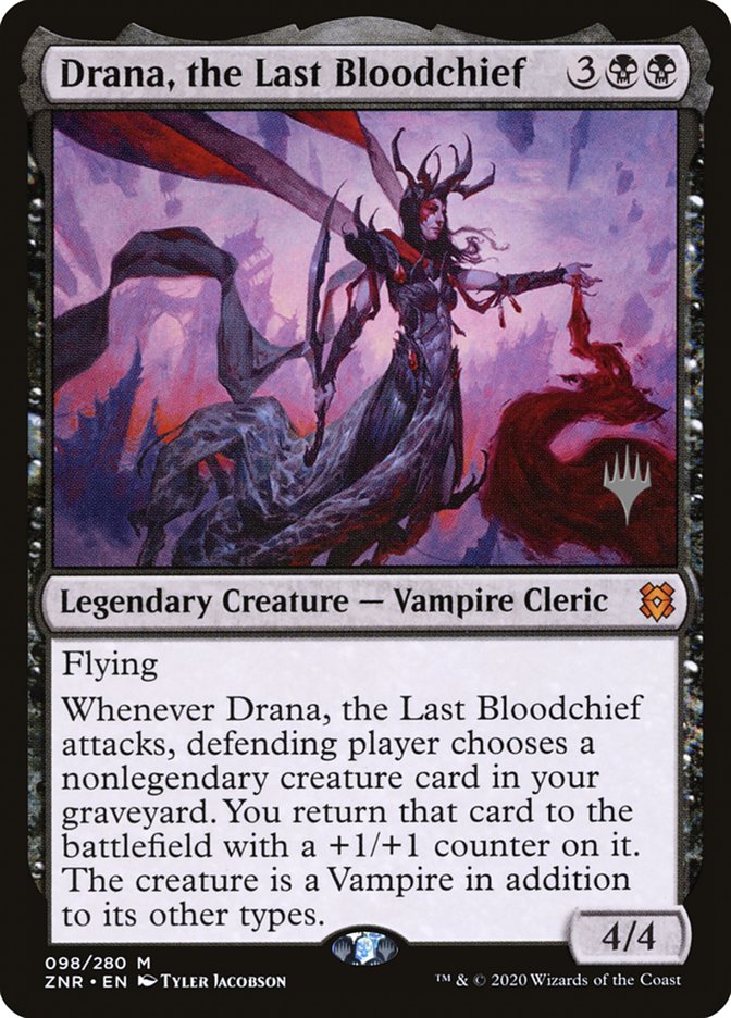 Drana, the Last Bloodchief (Promo Pack) [Zendikar Rising Promos] | Rock City Comics