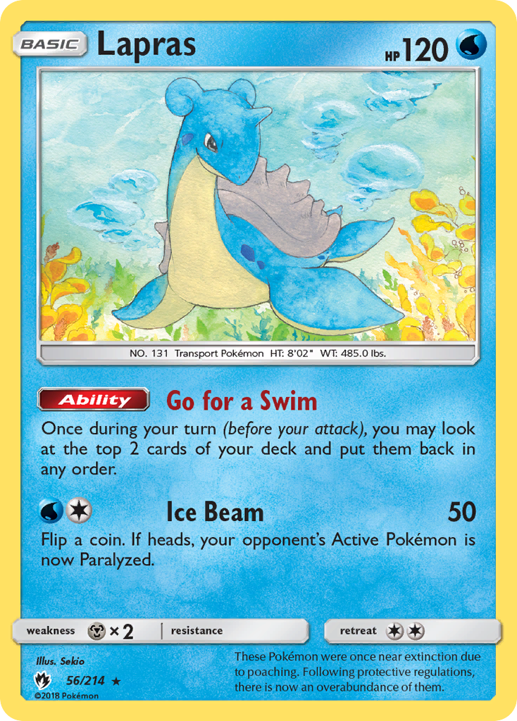 Lapras (56/214) [Sun & Moon: Lost Thunder] | Rock City Comics