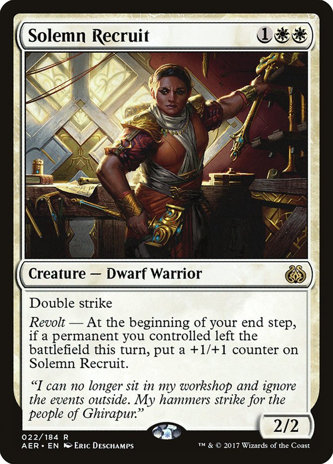 Solemn Recruit [Aether Revolt] | Rock City Comics