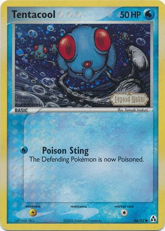 Tentacool (66/92) (Stamped) [EX: Legend Maker] | Rock City Comics