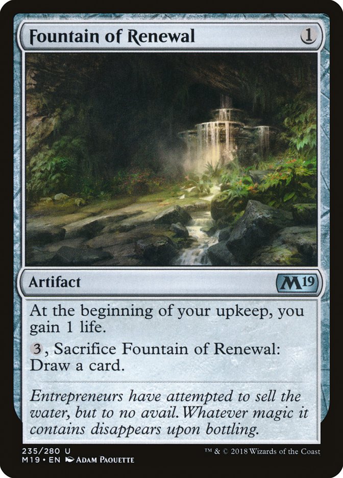 Fountain of Renewal [Core Set 2019] | Rock City Comics