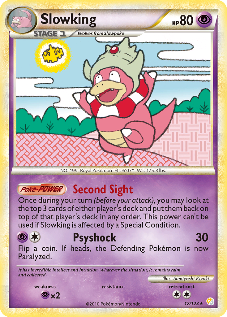 Slowking (12/123) [HeartGold & SoulSilver: Base Set] | Rock City Comics