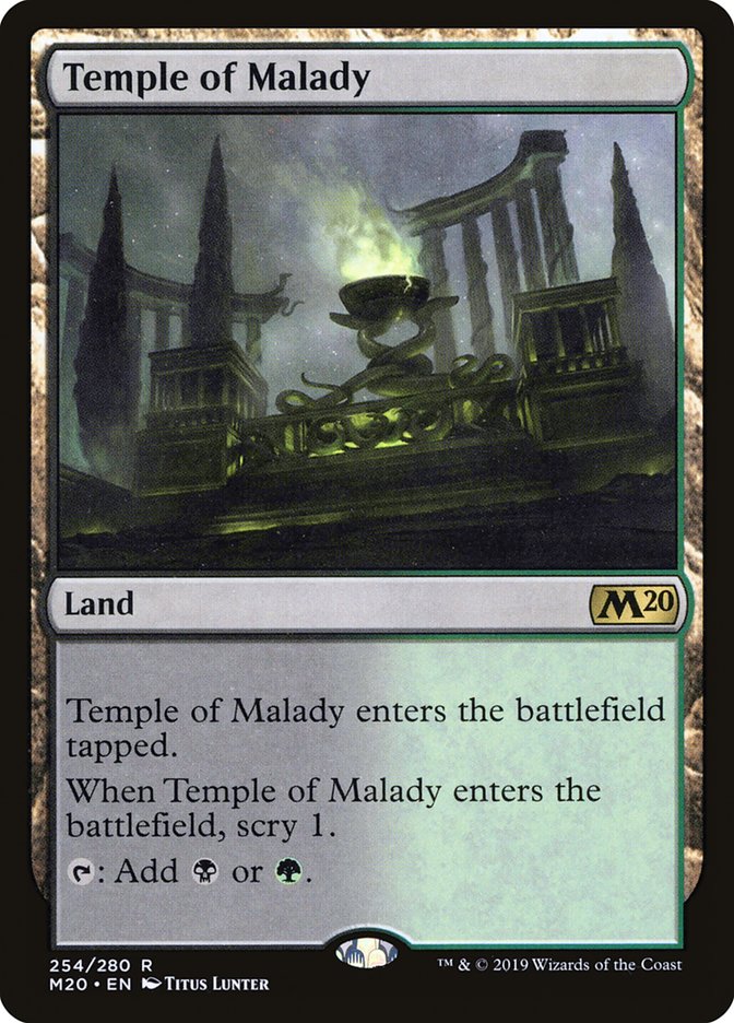 Temple of Malady [Core Set 2020] | Rock City Comics