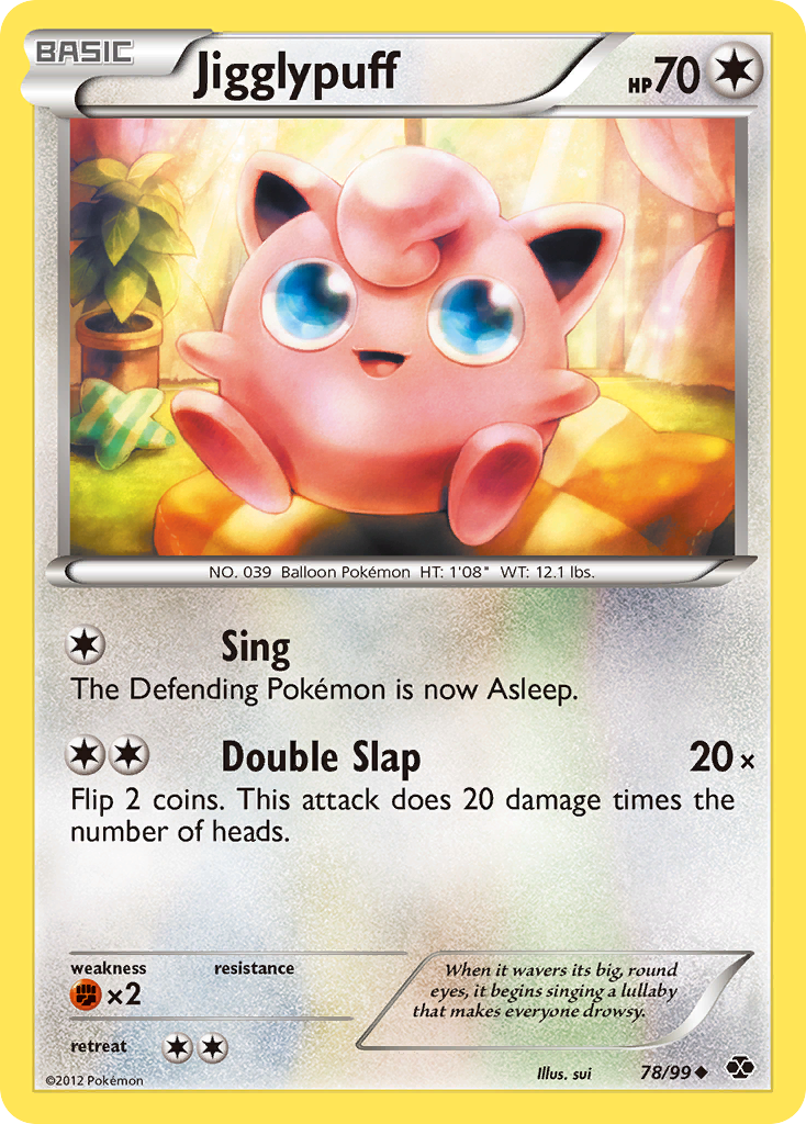 Jigglypuff (78/99) [Black & White: Next Destinies] | Rock City Comics