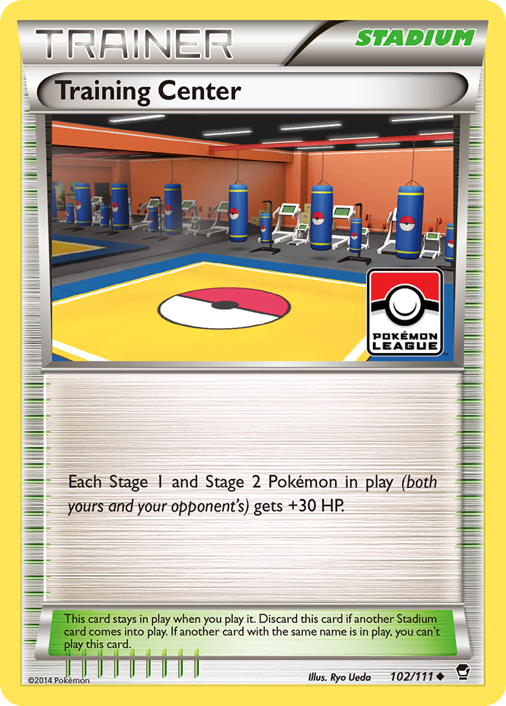 Training Center (102/111) [XY: Furious Fists] | Rock City Comics