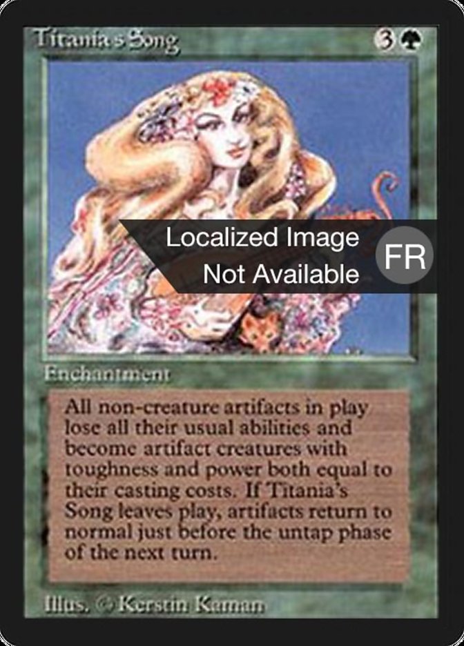 Titania's Song [Foreign Black Border] | Rock City Comics