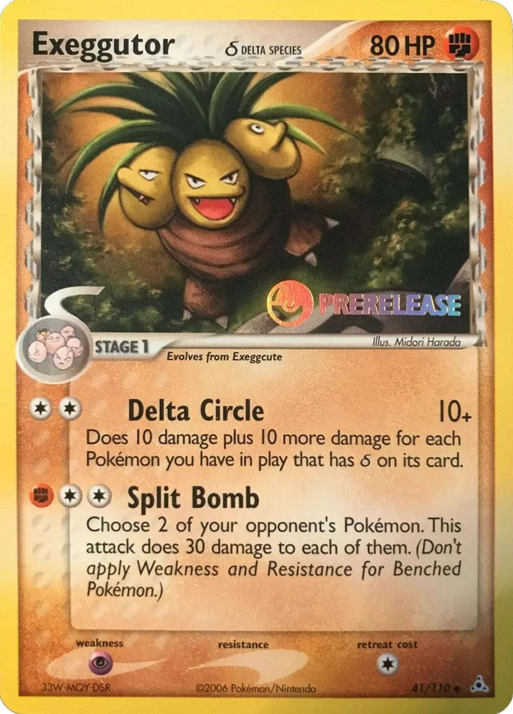 Exeggutor (41/110) (Prerelease) [EX: Holon Phantoms] | Rock City Comics