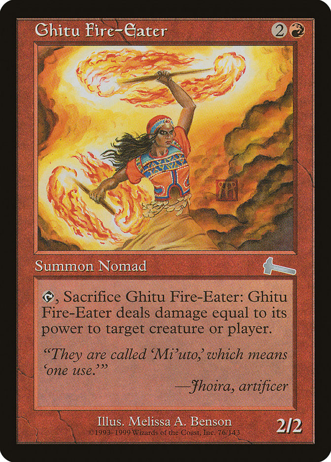 Ghitu Fire-Eater [Urza's Legacy] | Rock City Comics