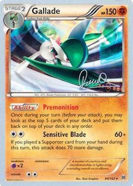 Gallade (84/162) (Infinite Force - Diego Cassiraga) [World Championships 2017] | Rock City Comics