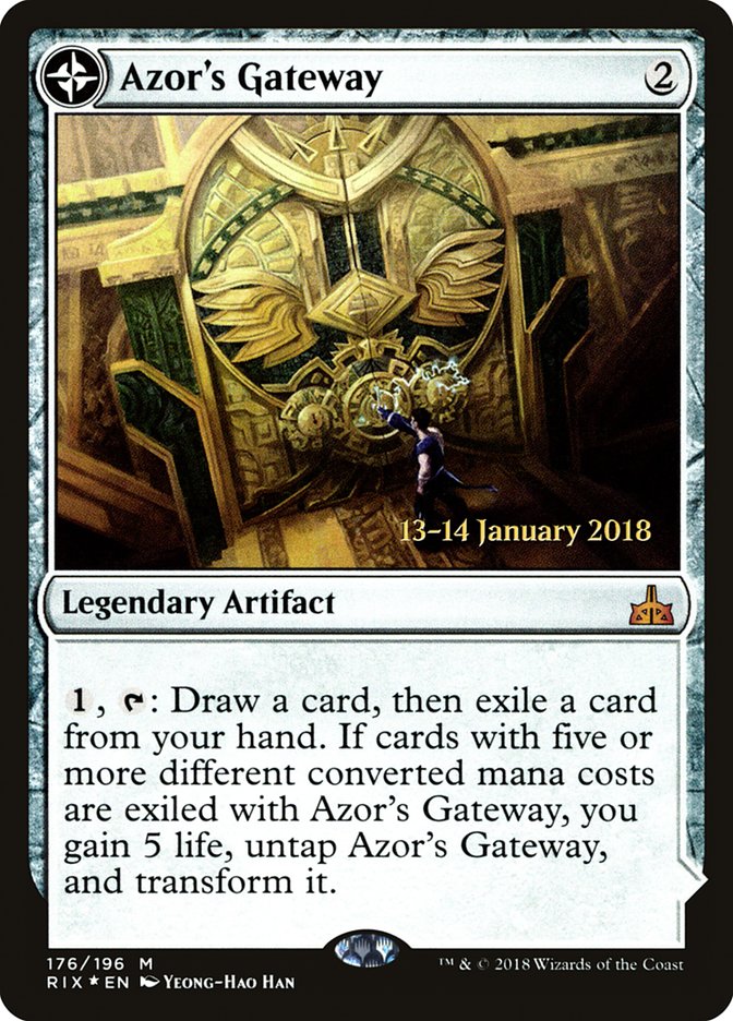 Azor's Gateway // Sanctum of the Sun [Rivals of Ixalan Prerelease Promos] | Rock City Comics