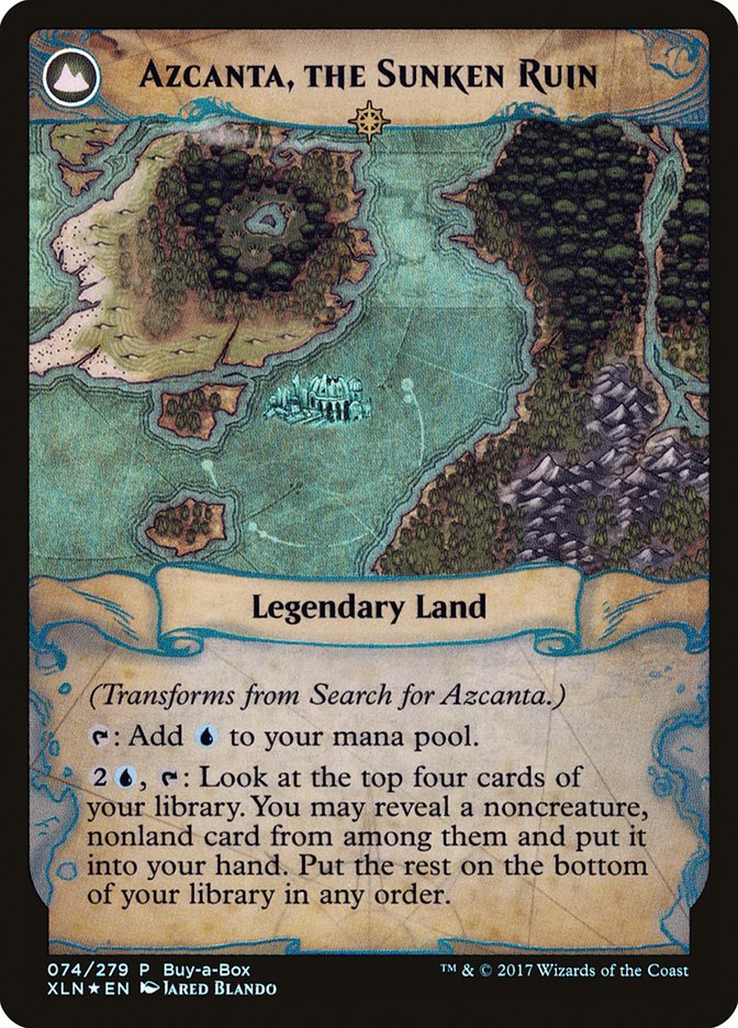 Search for Azcanta // Azcanta, the Sunken Ruin (Buy-A-Box) [Ixalan Treasure Chest] | Rock City Comics