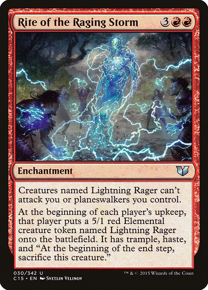 Rite of the Raging Storm [Commander 2015] | Rock City Comics