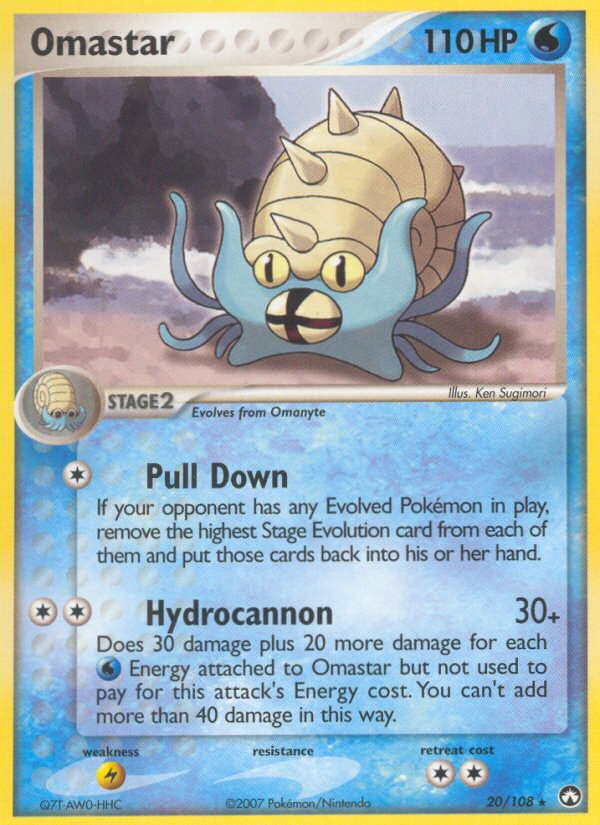 Omastar (20/108) [EX: Power Keepers] | Rock City Comics