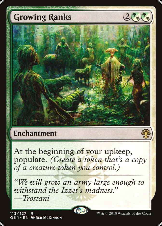 Growing Ranks [Guilds of Ravnica Guild Kit] | Rock City Comics