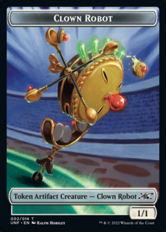 Clown Robot (002) Token [Unfinity Tokens] | Rock City Comics