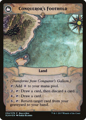 Conqueror's Galleon // Conqueror's Foothold (Buy-A-Box) [Ixalan Treasure Chest] | Rock City Comics