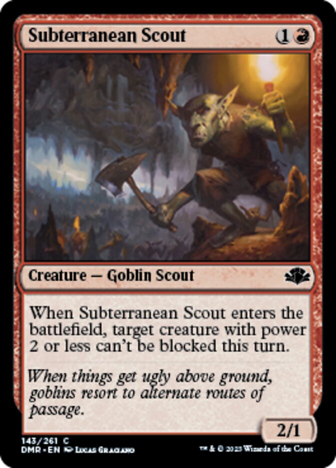 Subterranean Scout [Dominaria Remastered] | Rock City Comics