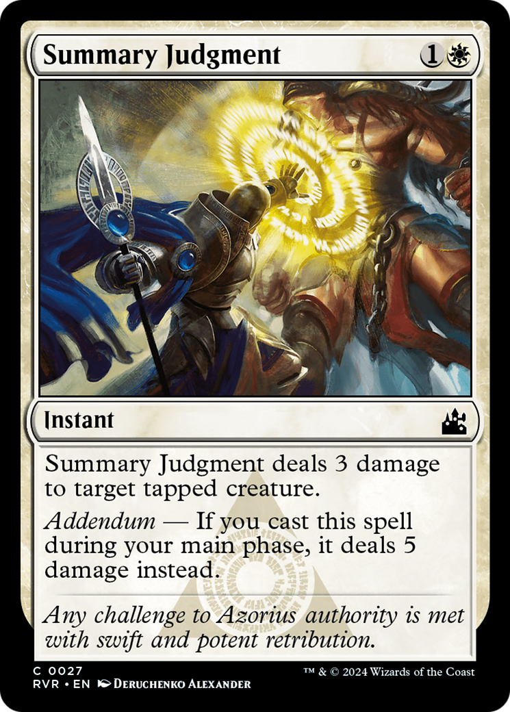 Summary Judgment [Ravnica Remastered] | Rock City Comics