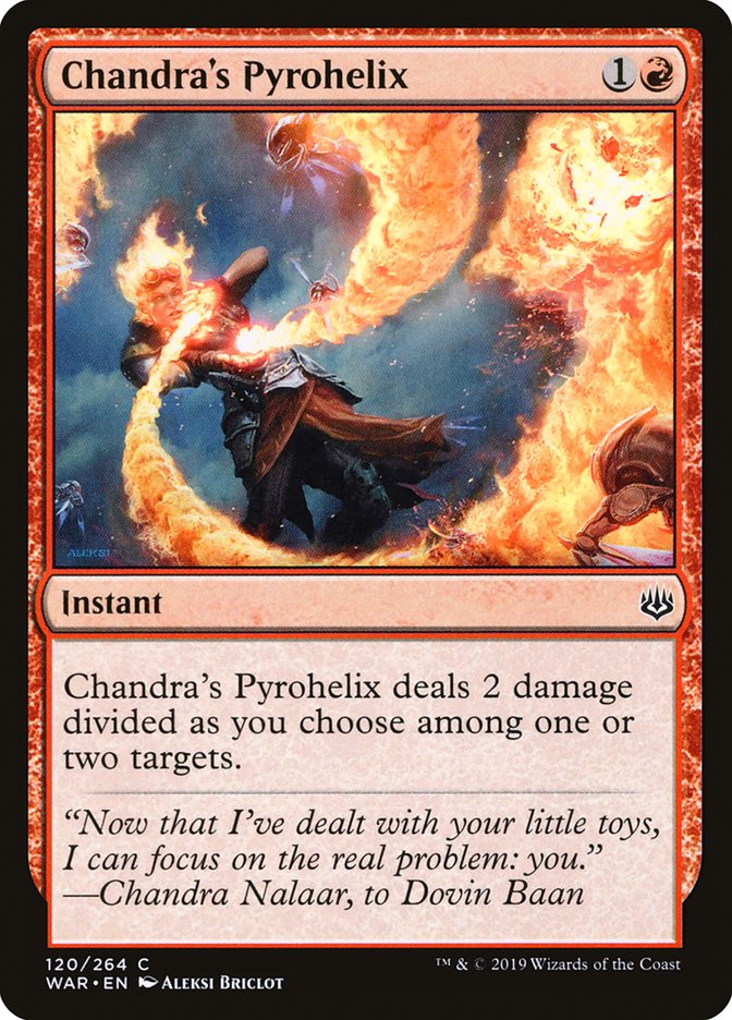 Chandra's Pyrohelix [War of the Spark] | Rock City Comics