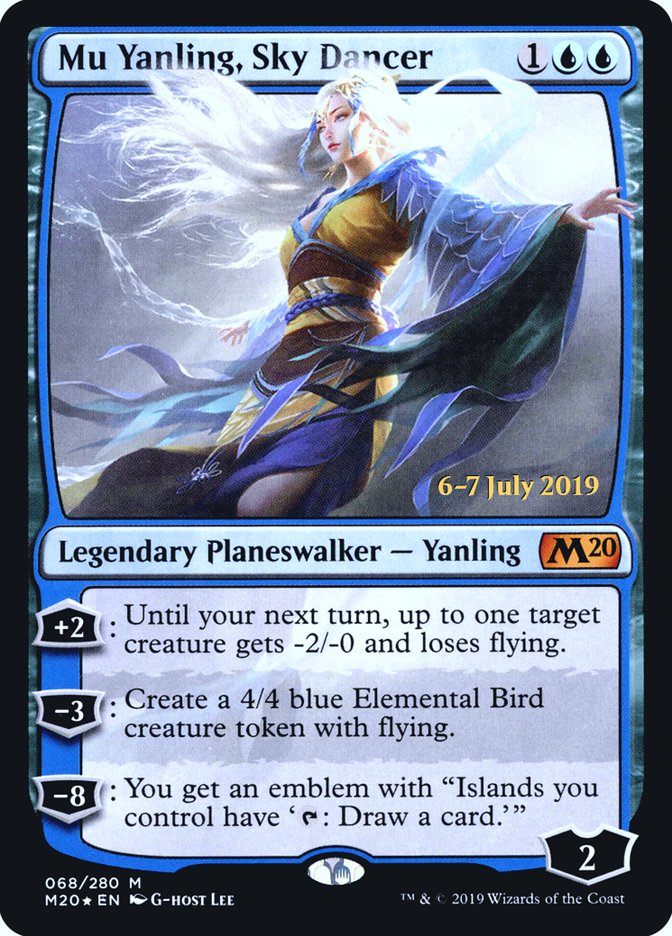 Mu Yanling, Sky Dancer  [Core Set 2020 Prerelease Promos] | Rock City Comics