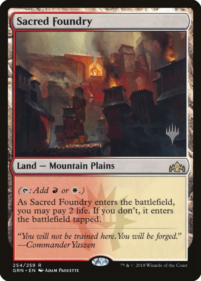 Sacred Foundry (Promo Pack) [Guilds of Ravnica Promos] | Rock City Comics